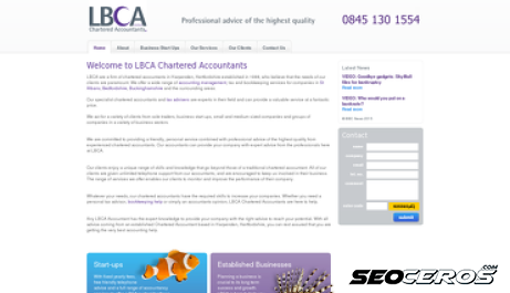 lbca.co.uk desktop náhled obrázku