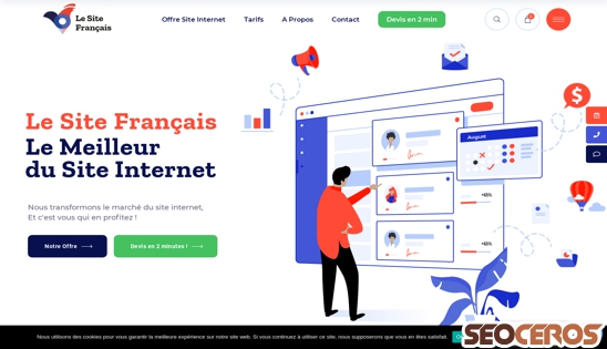 le-site-francais.fr desktop Vorschau