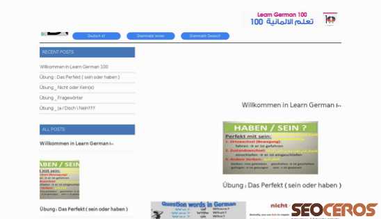 learngerman100.de desktop preview