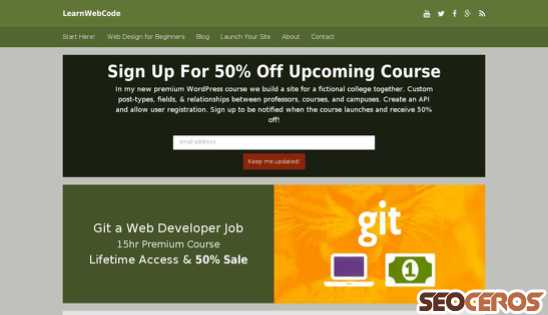learnwebcode.com desktop Vista previa