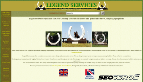 legend-services.co.uk desktop previzualizare
