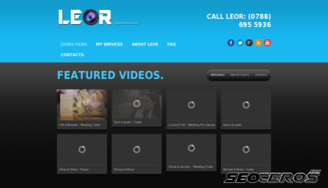 leor.co.uk desktop förhandsvisning