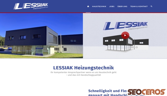 lessiak-heizungstechnik.at desktop vista previa