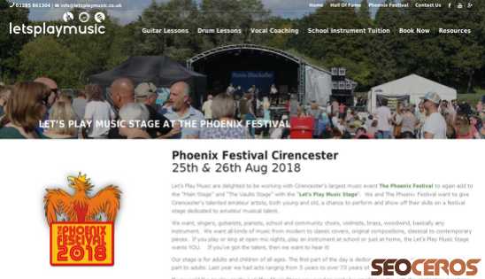 letsplaymusic.co.uk/phoenix-festival-cirencester desktop 미리보기