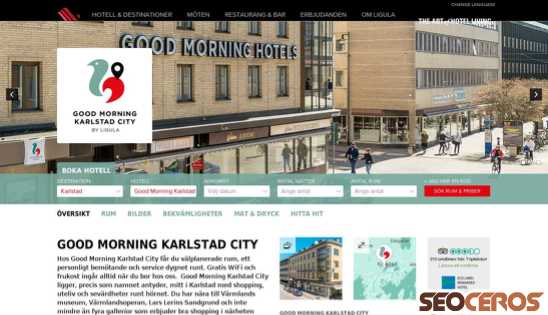 ligula.se/goodmorninghotels/karlstad desktop preview