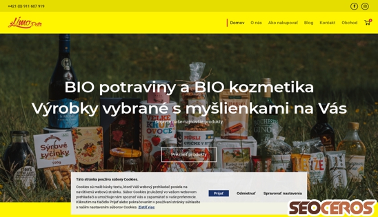 limo-peta.sk desktop previzualizare
