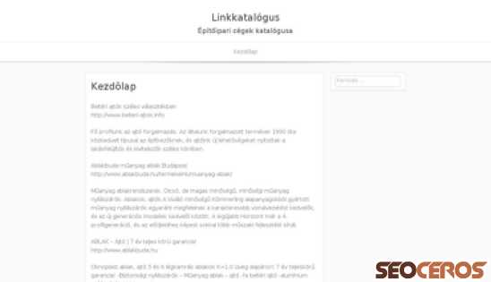 linkkatalogus.info desktop előnézeti kép