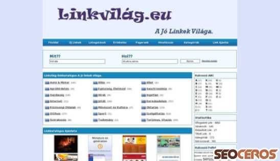 linkvilag.eu desktop előnézeti kép
