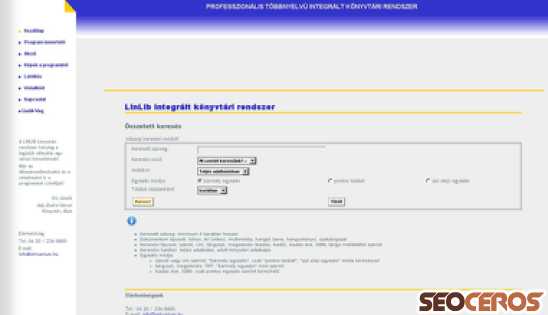 linlib.hu desktop Vista previa