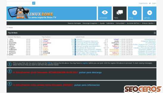 linuxzone.online desktop Vista previa