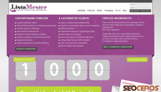 listamester.hu desktop náhľad obrázku