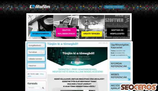 litofilm.hu desktop prikaz slike