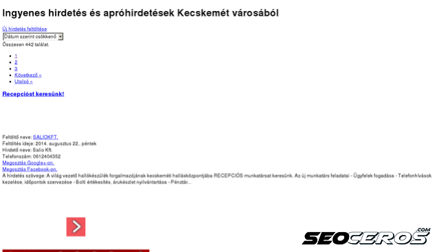 livekecskemet.hu desktop náhľad obrázku