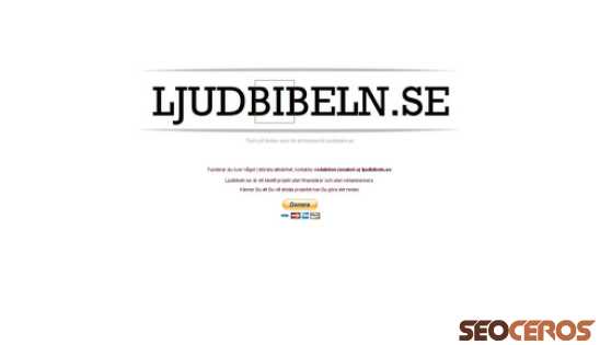 ljudbibeln.se desktop obraz podglądowy