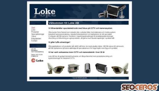 loke.se desktop preview