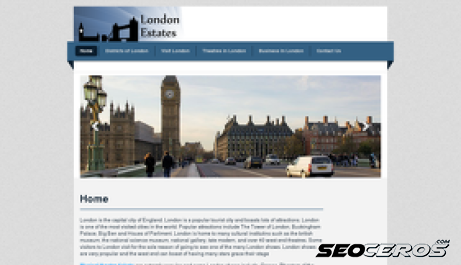 london-estates.co.uk desktop obraz podglądowy