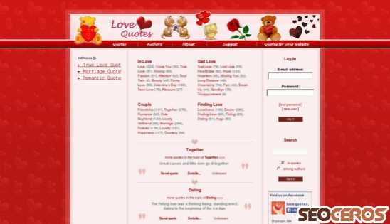 lovequotes.biz desktop náhled obrázku