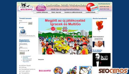 ludoteka.hu desktop náhled obrázku