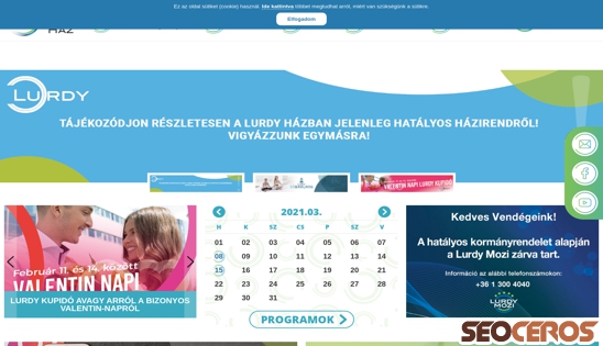 lurdyhaz.hu desktop obraz podglądowy