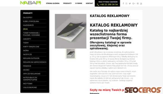 mabapi.pl/katalog-reklamowy desktop előnézeti kép