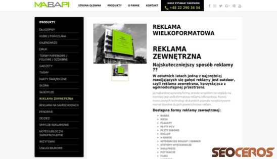 mabapi.pl/reklama-wielkoformatowa desktop Vista previa