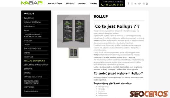mabapi.pl/rollup desktop Vista previa