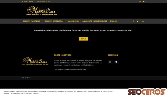 madridclass.com desktop previzualizare
