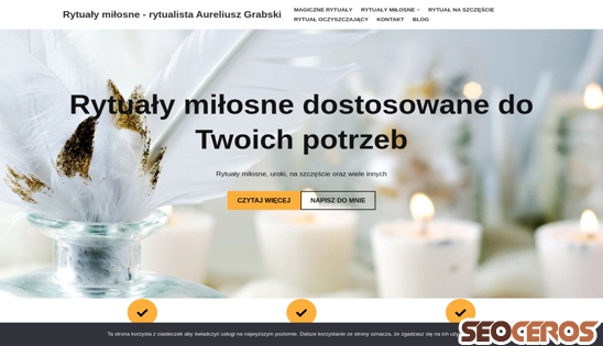 magiczne-rytualy.pl desktop náhled obrázku