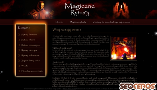 magicznerytualy.pl desktop förhandsvisning