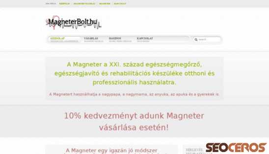 magneterbolt.hu desktop obraz podglądowy