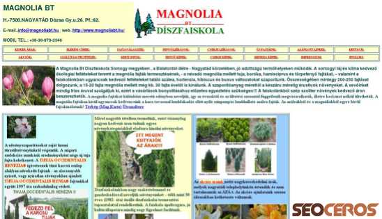 magnoliabt.hu desktop náhled obrázku