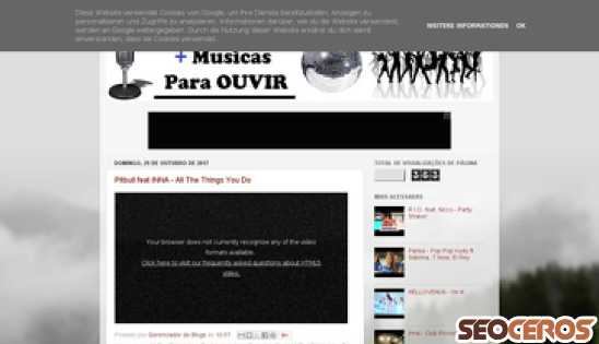 maismusicasparaouvir.blogspot.com.br desktop preview