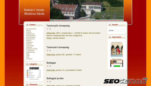 maklar-iskola.hu desktop előnézeti kép