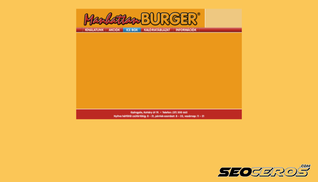 manhattan-burger.hu desktop előnézeti kép