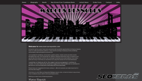 marcusreynolds.co.uk desktop Vista previa