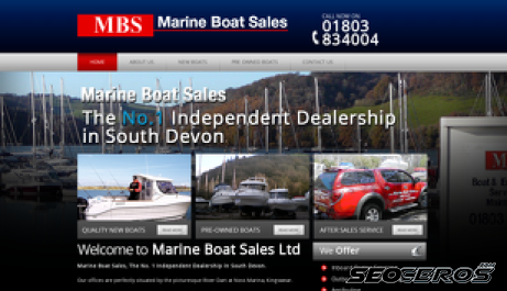 marineboatsales.co.uk desktop preview