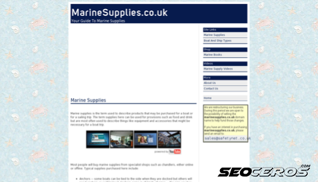 marinesupplies.co.uk desktop preview
