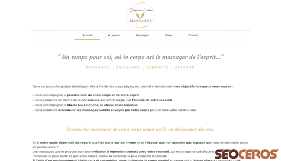 massagedelphinecostes.fr desktop náhled obrázku