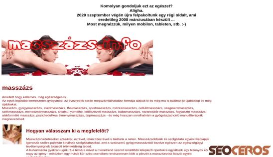masszazs.info.hu desktop előnézeti kép