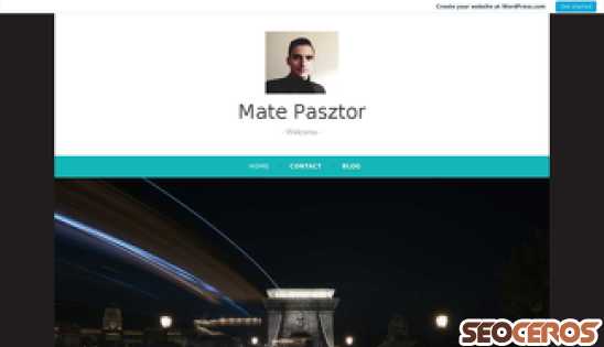 matepasztor.com desktop náhľad obrázku