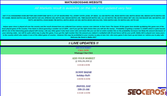 matkaboss440.website desktop prikaz slike