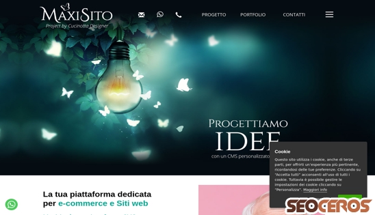 maxisito.it desktop preview
