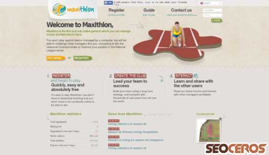 maxithlon.com desktop Vista previa
