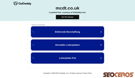 mcdt.co.uk desktop előnézeti kép