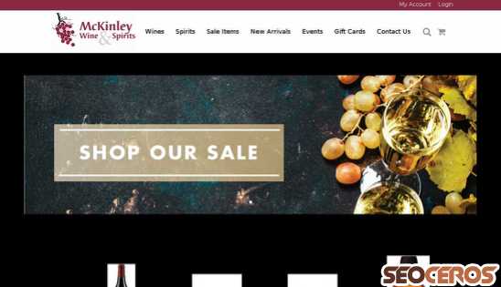 mckinley.global-wineandspirits.com desktop előnézeti kép