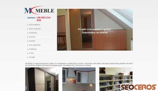 mcmeble.pl desktop náhled obrázku