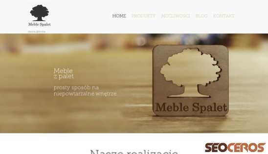 meblespalet.pl desktop förhandsvisning