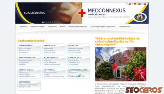 medconnexus.hu desktop obraz podglądowy
