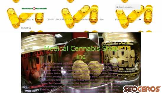 medicalcannabisshop-inc.com desktop förhandsvisning