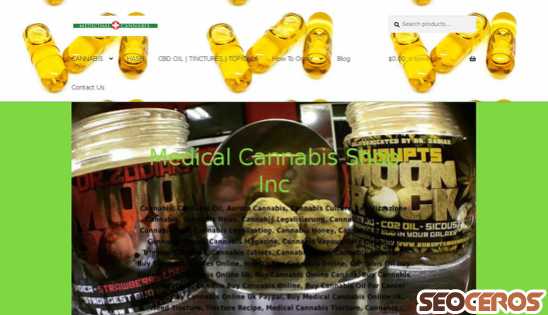medicalcannabisshopinc.org desktop vista previa